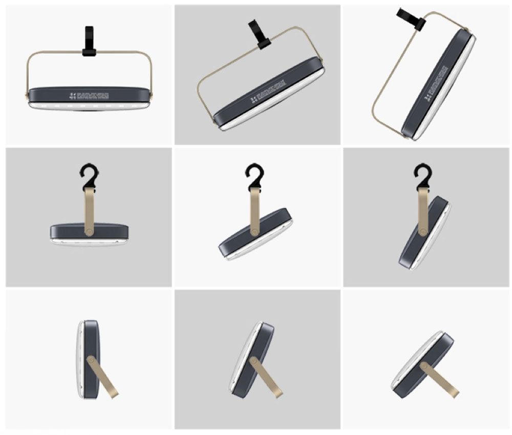 ゴールド 充電式LEDランタン