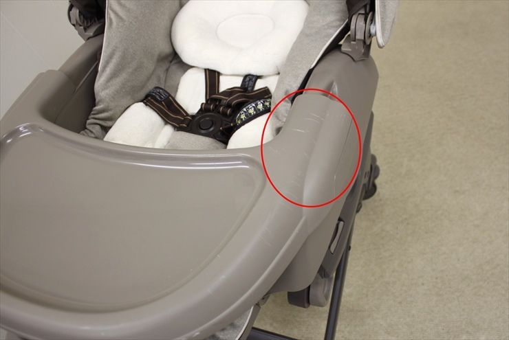 ネムリラ AUTO SWING BEDi おやすみドーム EG ヘーゼルベージュ コンビ 電動ハイローチェア 新生児OK クリーニング済み A0636933