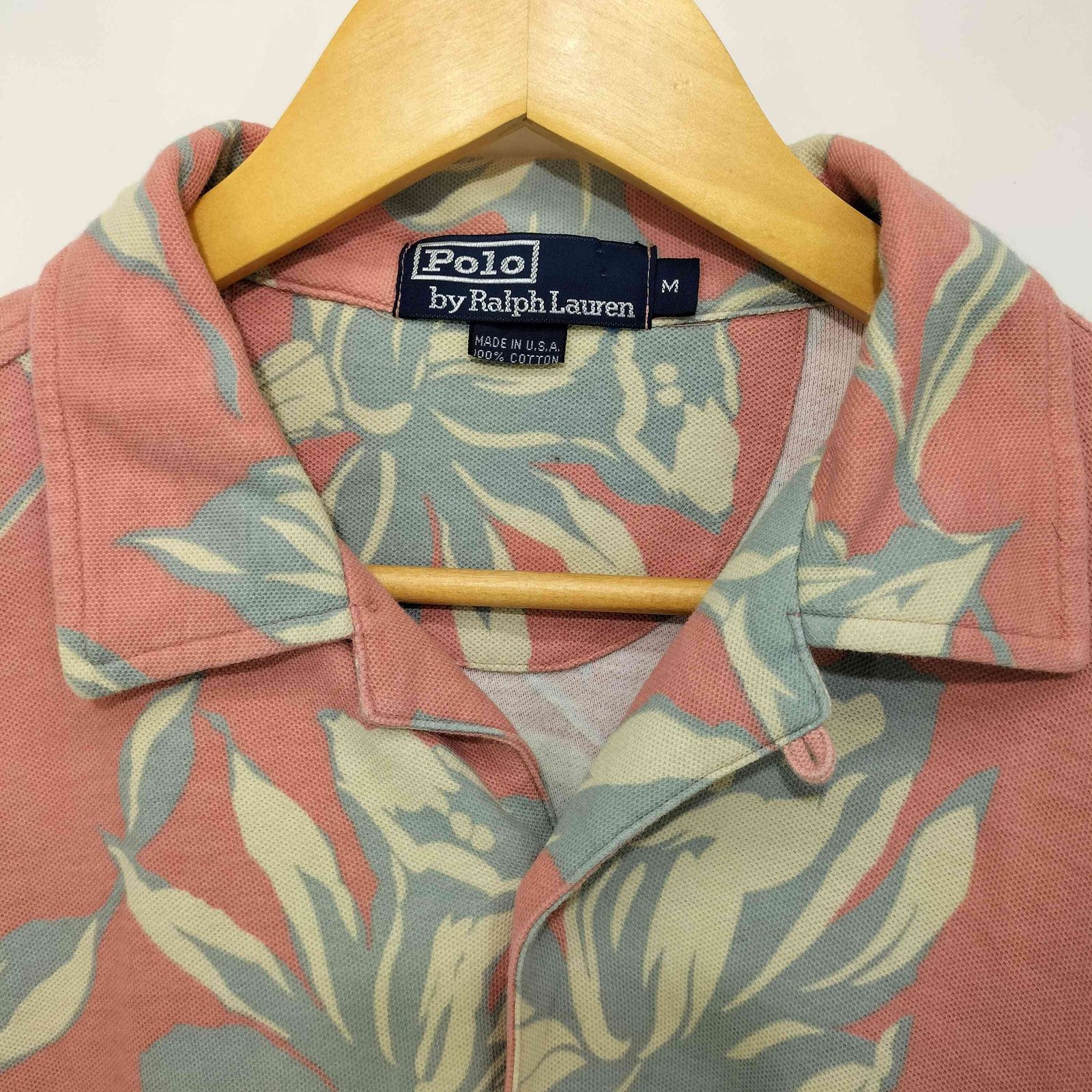 ポロラルフローレン POLO RALPH LAUREN 90S USA製 開襟 S/S