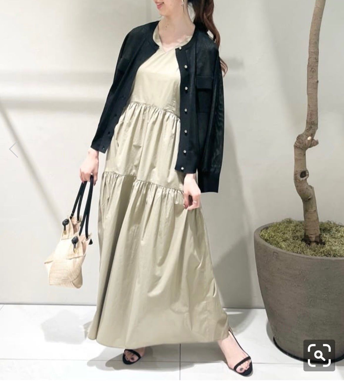未使用品 allureville アルアバイル カーディガン ニット シアー