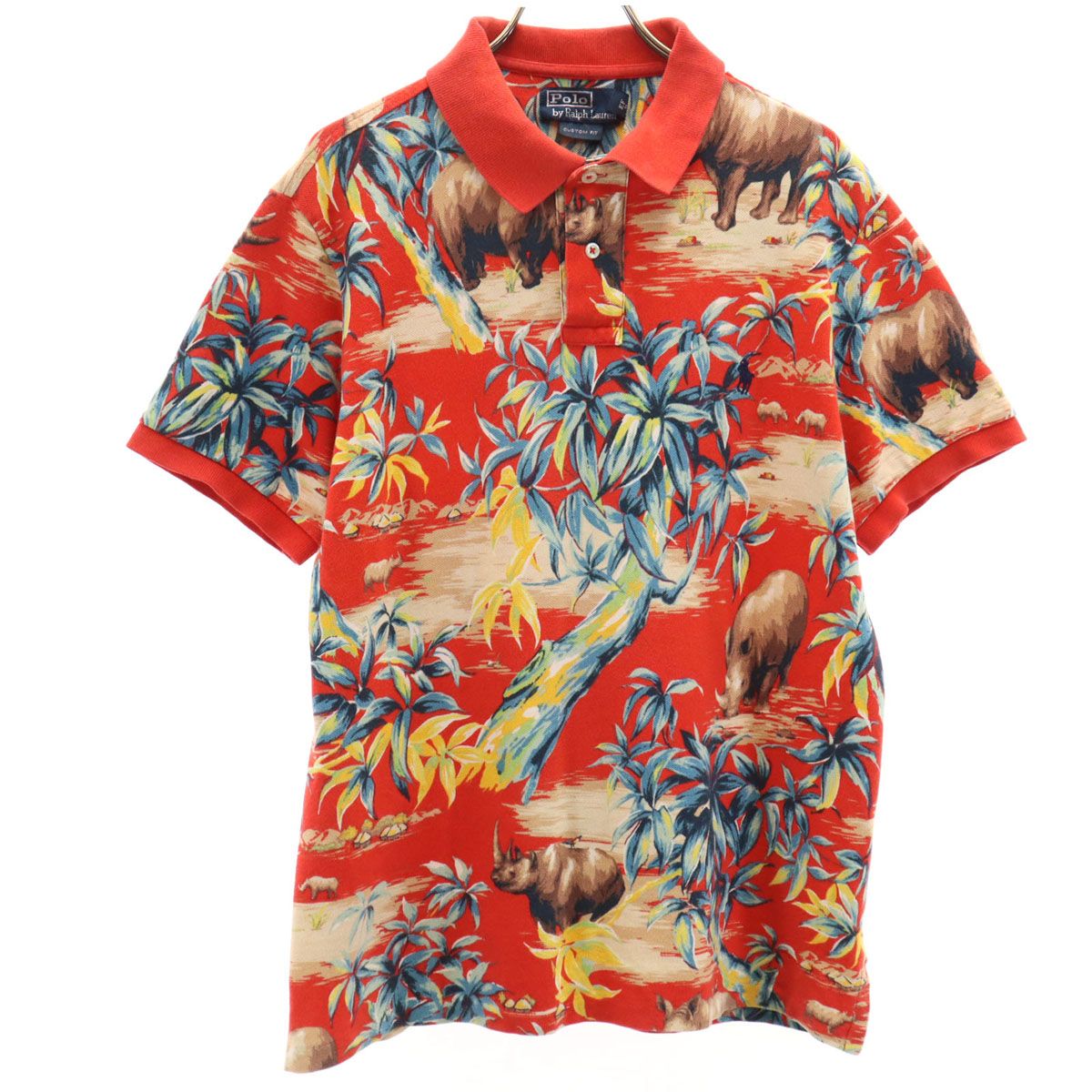Polo by Ralph Lauren ポロバイラルフローレン サイ柄 半袖 カスタム 