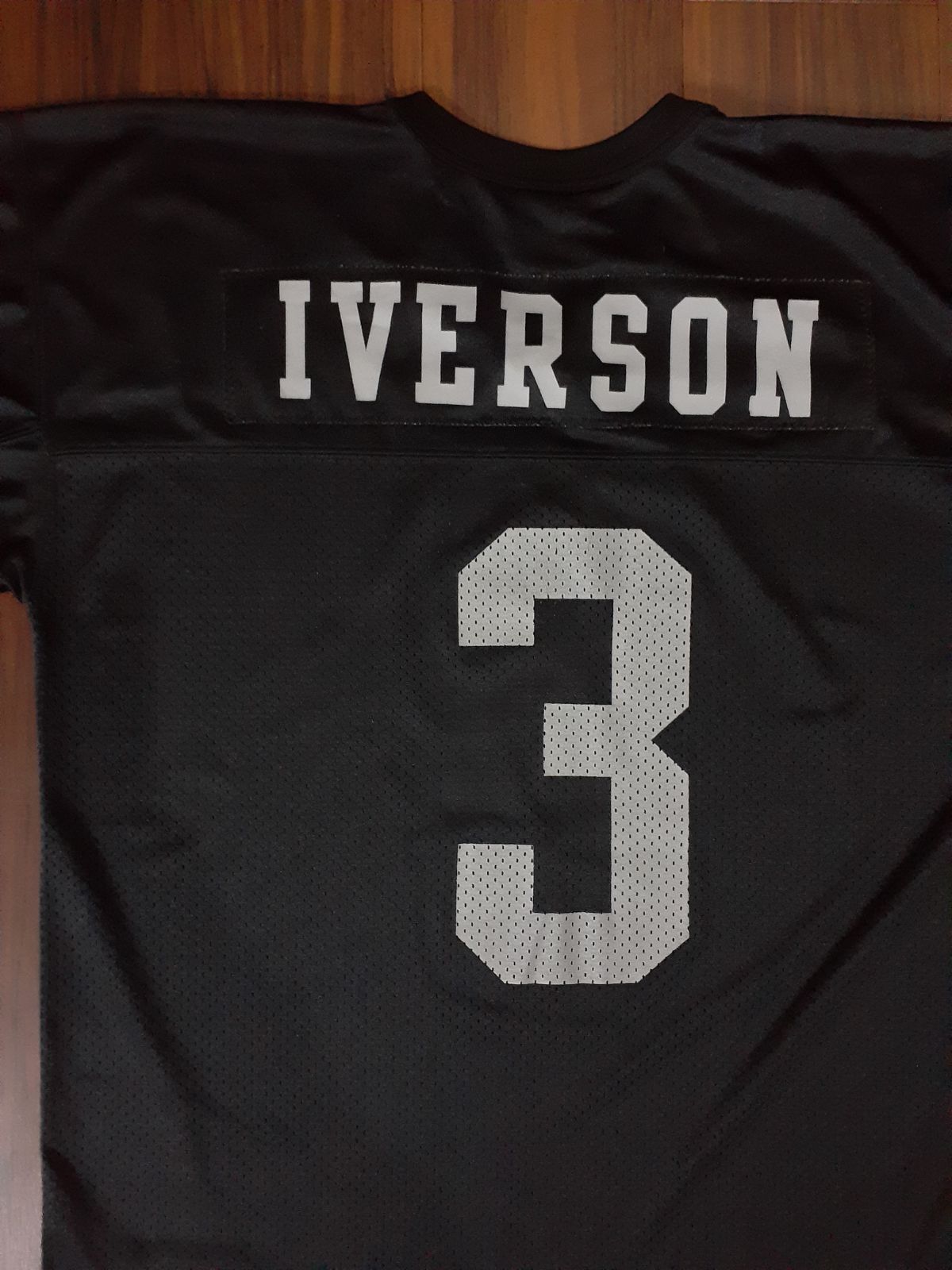 Reebok リーボック アイバーソン IVERSON ホッケーシャツ フットボールシャツ 黒