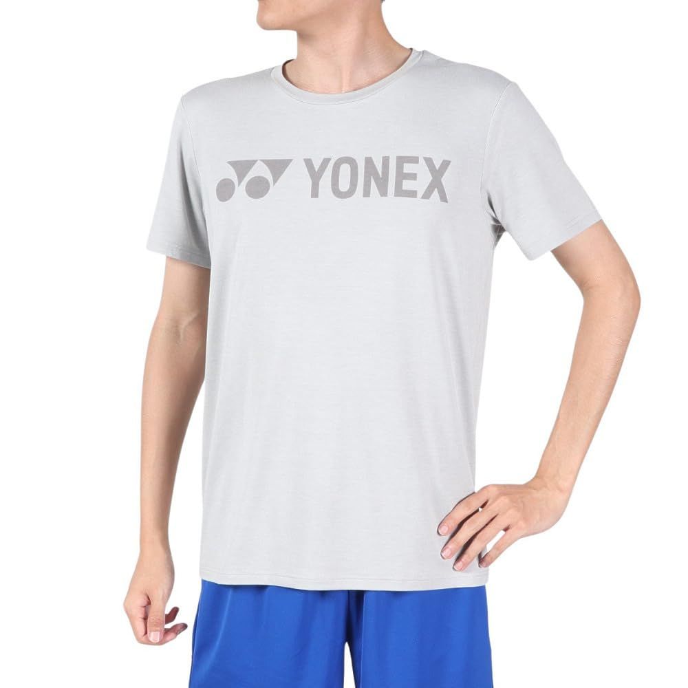 [ヨネックス] 半袖シャツ Tシャツ(フィットスタイル) グレー (010) M [グレー (010)] [M]