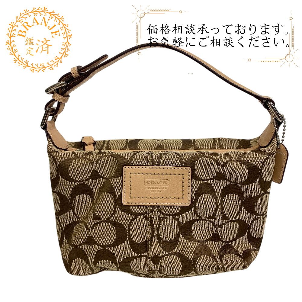 COACH コーチ　アクセサリーポーチ　ポーチ　ミニシグネチャー　ハンドバック COACH コーチ シグネチャー ショルダーバッグ アクセサリー