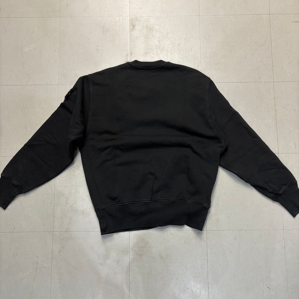 stone  sweat ストーンアイランド　スウェット XL 黒 STONE ISLAND】ストーンアイランド定番人気「スウェット