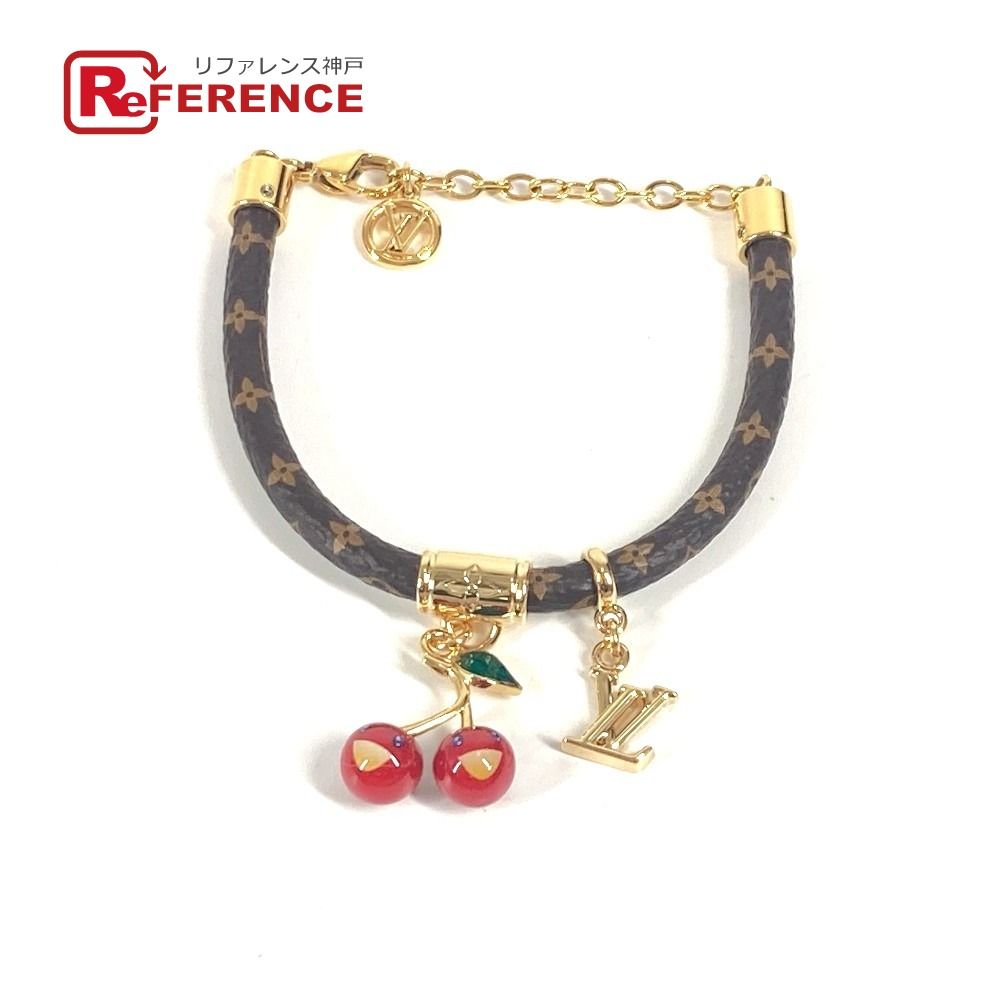 ★チェリーが可愛い★【LOUIS VUITTON】モノグラムブレスレット LOUIS VUITTON ルイヴィトン ブレスレット ブレスレット