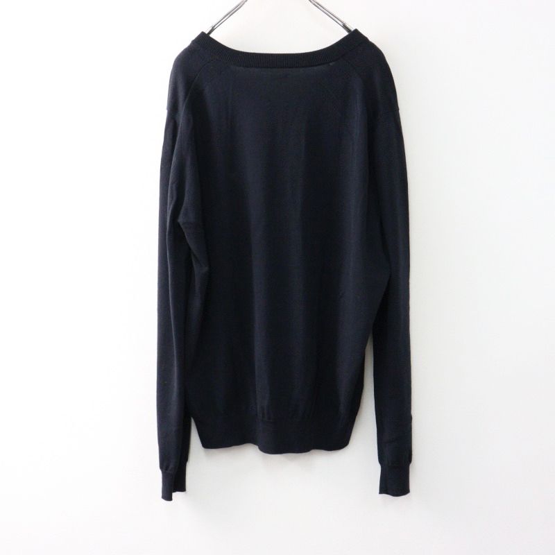 2024AW セヤ seya バトナー BATONER ロク 6 Ｖネック ニット プルオーバー M/ネイビー トップス 長袖 【2400014491005】 2024AW セヤ seya バトナー BATONER ロク 6 Vネック ニット