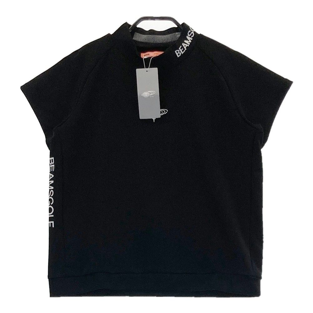 サイズ：L BEAMS GOLF ビームスゴルフ 2024年モデル ハイネック 半袖Tシャツ  ブラック系 [240101363010]# ゴルフウェア レディース ストスト