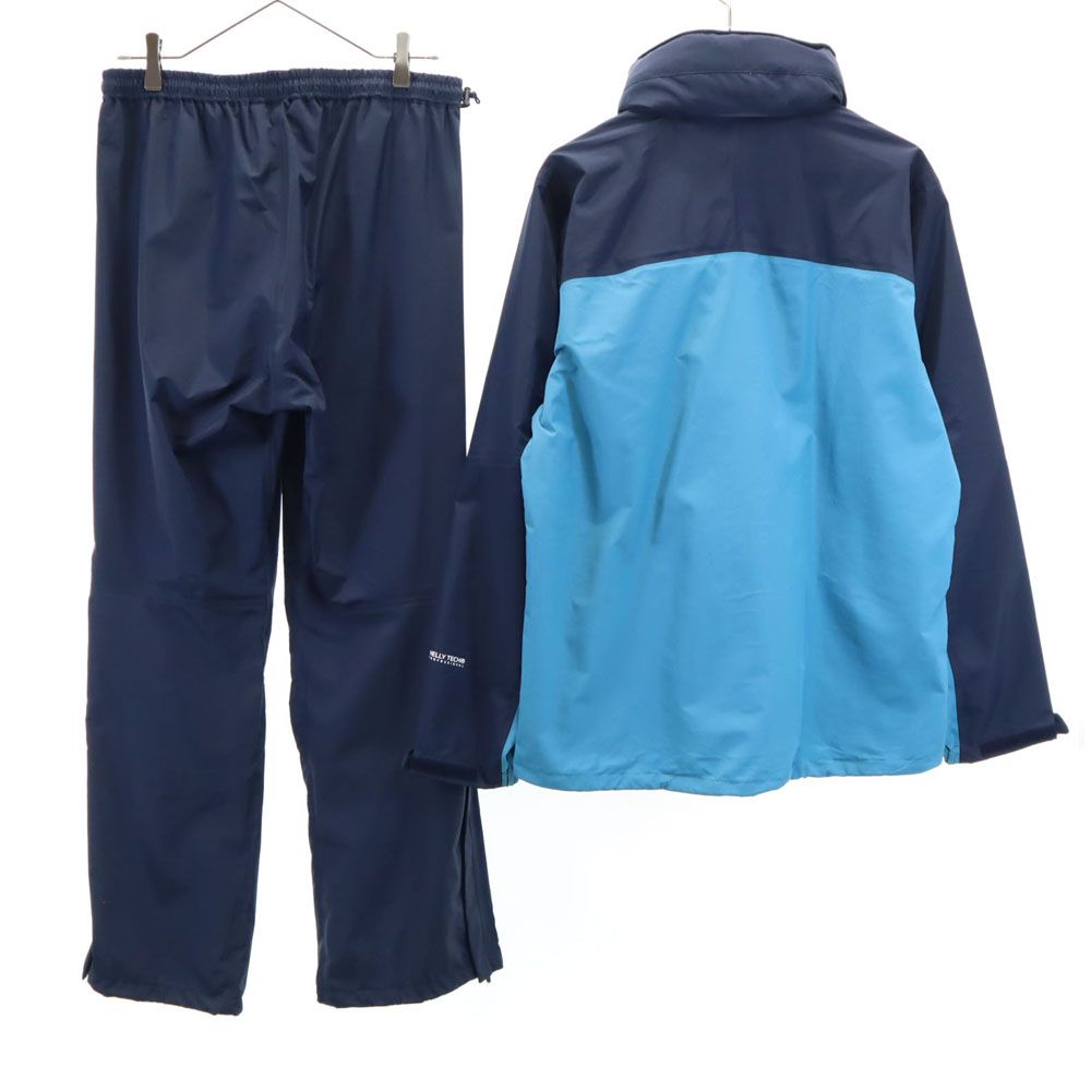 ヘリーハンセン レインジャケット 上下 セットアップ M ネイビー HELLY 