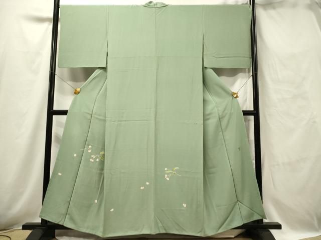 平和屋着物○京加賀糸目友禅作家 山崎巌監修 色無地 蕎麦切