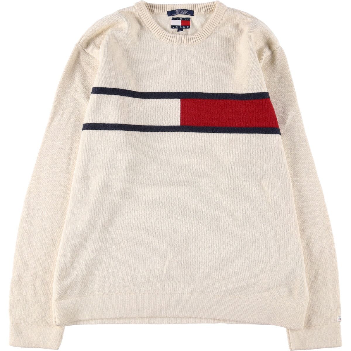 古着 90年代~ トミーヒルフィガー TOMMY HILFIGER コットンニット 古着 90年代~ トミーヒルフィガー TOMMY HILFIGER コットンニット