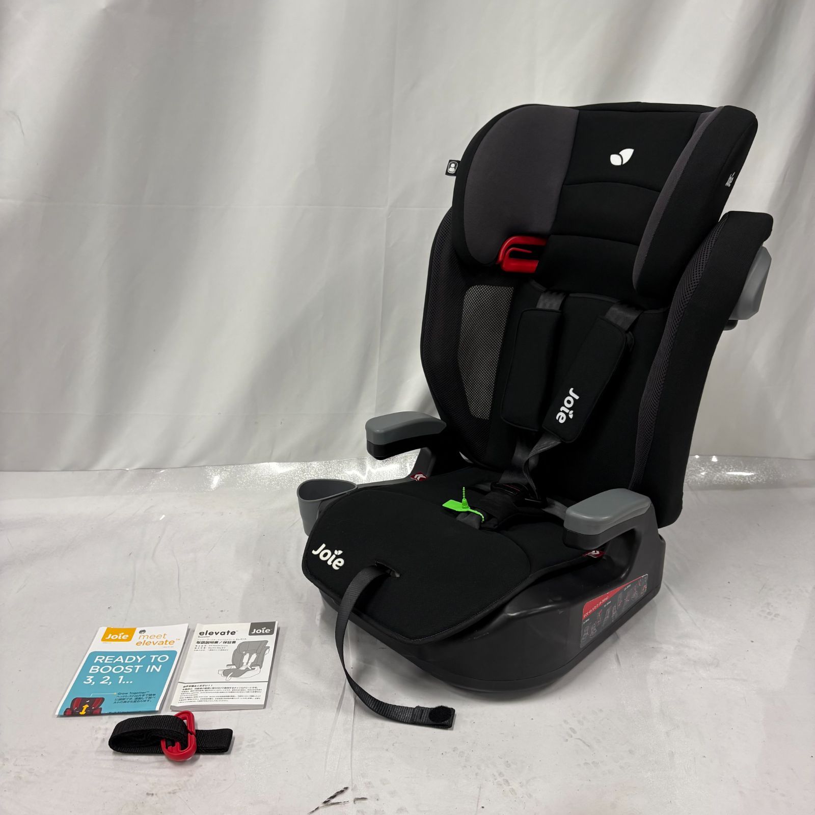 Joie ジュニアシート ブラック ジョイー エレベート チャイルドシート