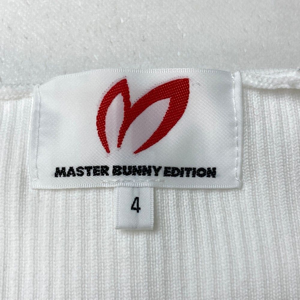 サイズ：4 MASTER BUNNY EDITION マスターバニーエディション 2023年 切替ジャケット  ホワイト系 [240101443330] ゴルフウェア メンズ ストスト サイズ：4 MASTER BUNNY EDITION マスターバニーエディション