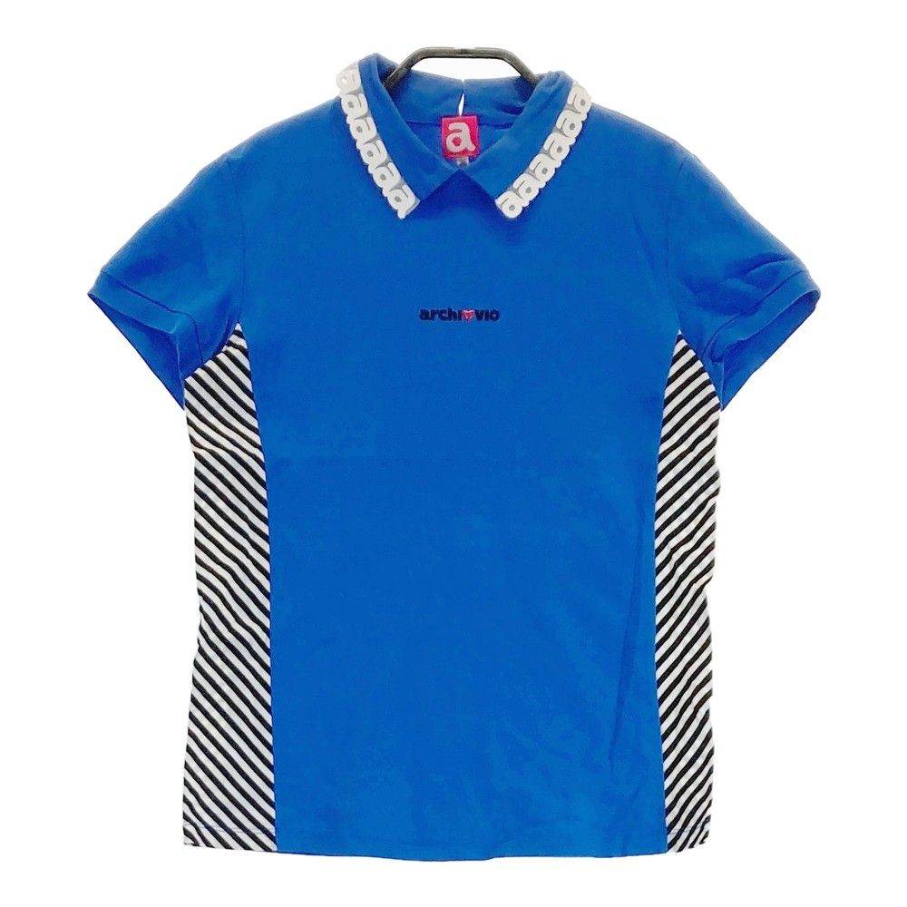 アルチビオarchivio 36Sサイズ　新品　定価税込35200円 サイズ：36 ARCHIVIO アルチビオ 襟付き 半袖Tシャツ ブルー系