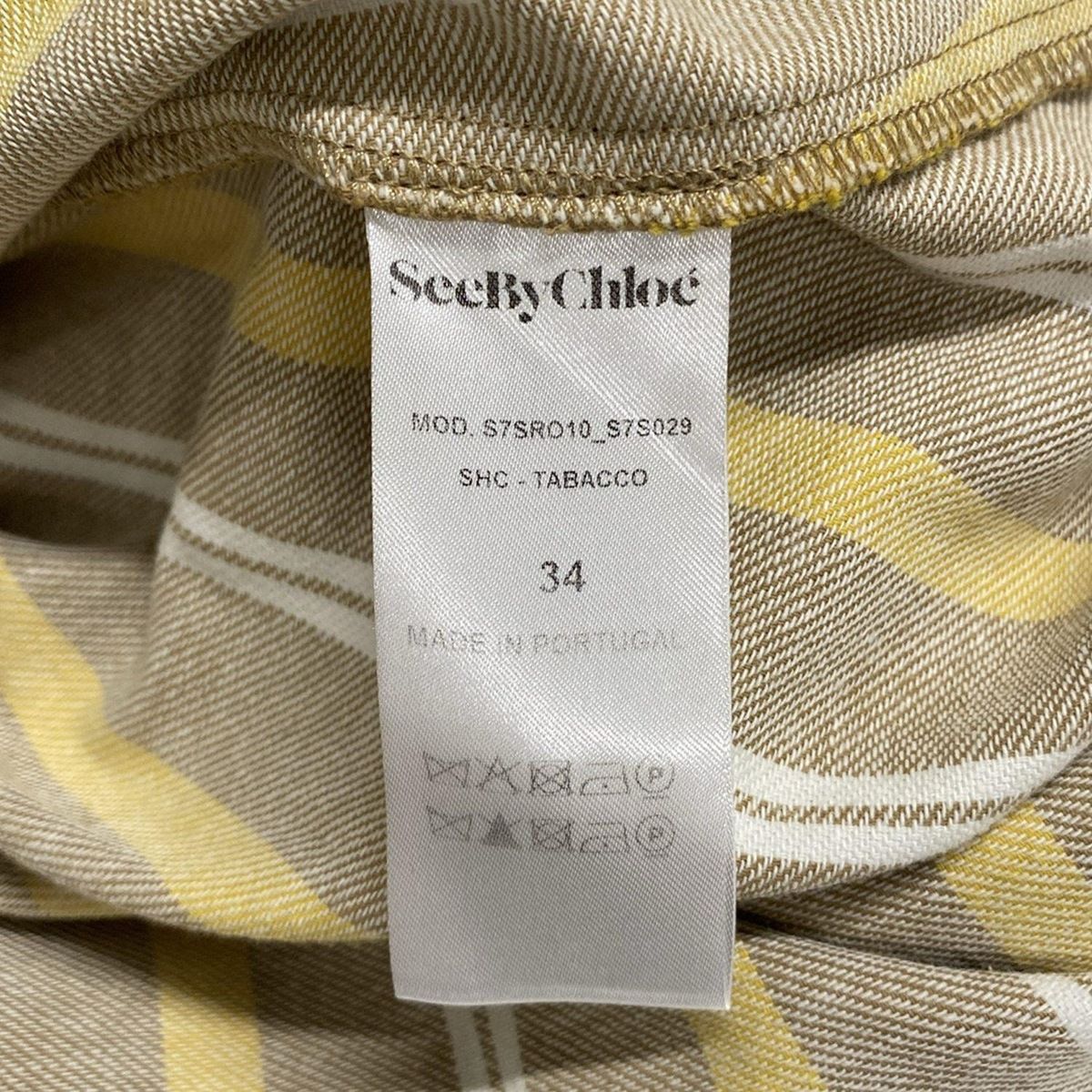 ワンピース(SeeByChloe.) サイズUSA2号 SEE BY CHLOE(シーバイクロエ) ワンピース サイズ34 S