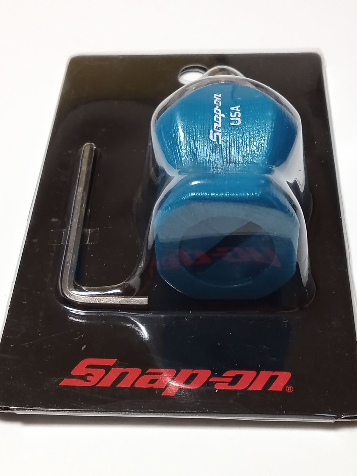 スナップオン グリップキーホルダー Snap-on ブルー BRIGHTFACE_UK