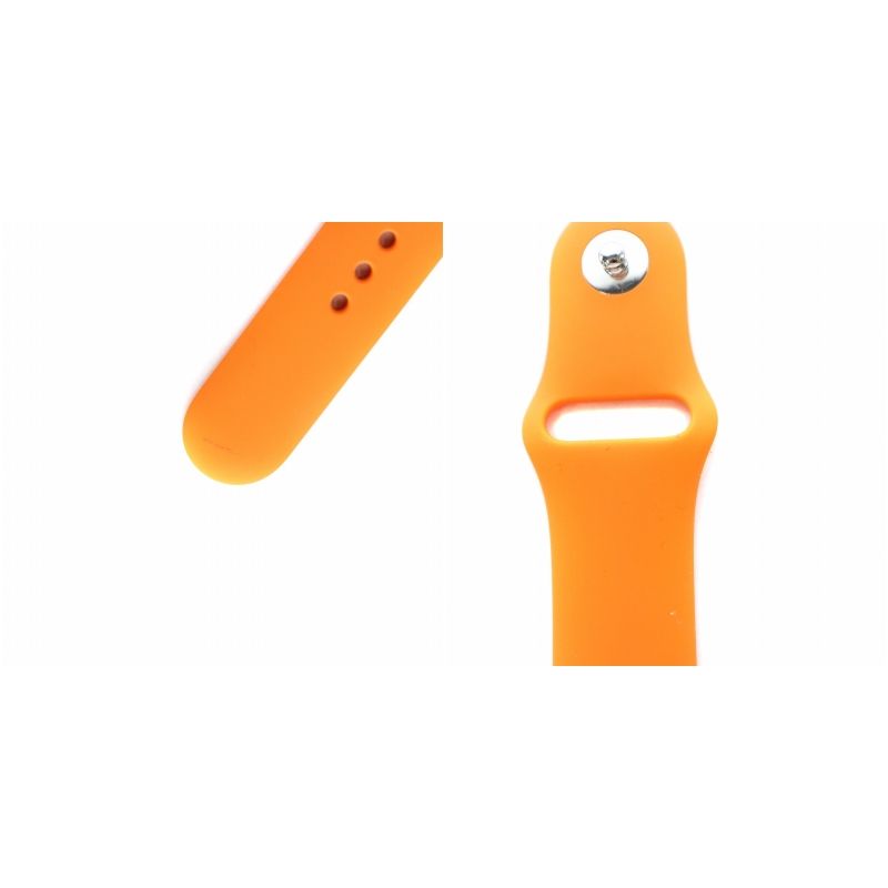 エルメス HERMES Apple Watch用 42/44/45mm ラバーベルト オレンジ