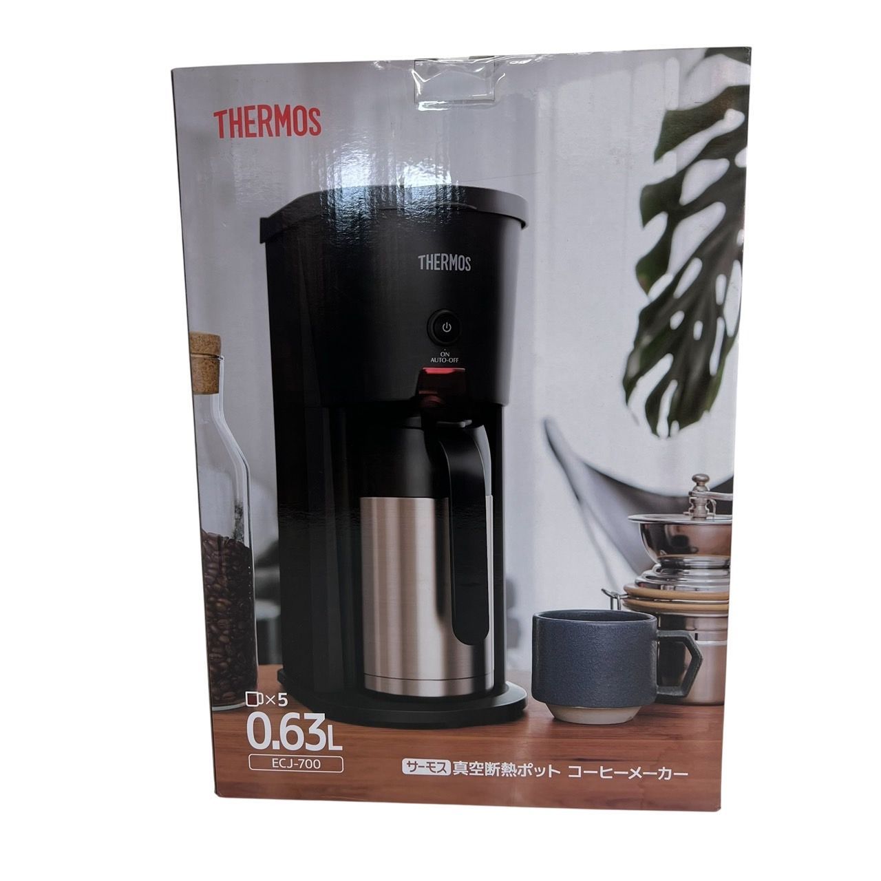 【新品未開封】サーモス THERMOS真空断熱ポット コーヒーメーカー 新品 未開封】THERMOS サーモス 真空断熱ポット コーヒー
