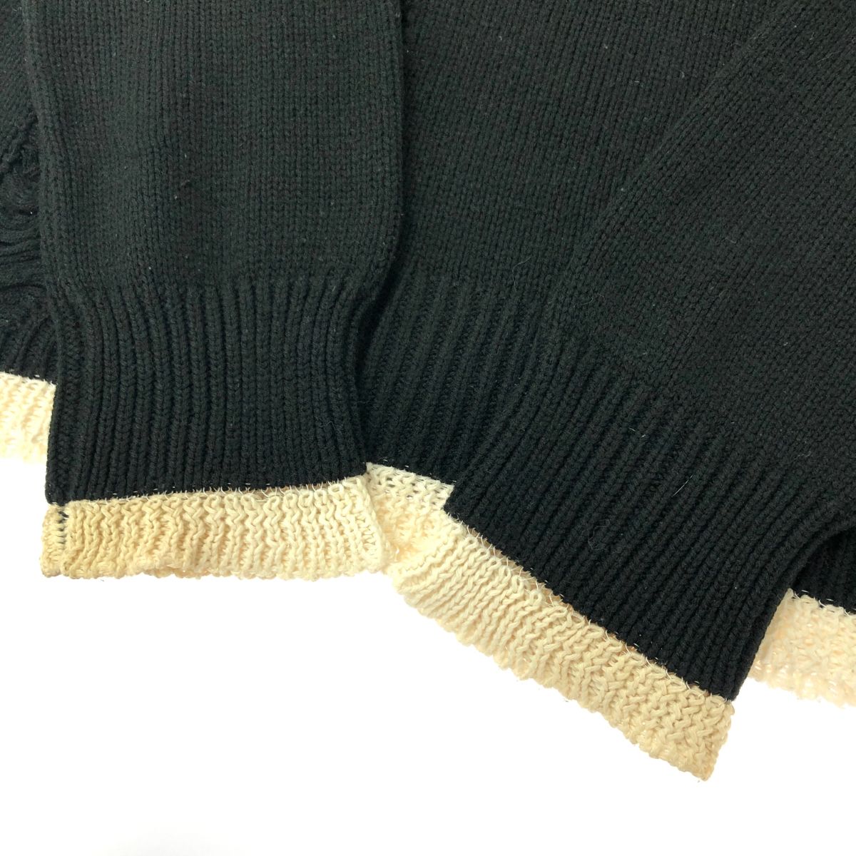 COMME des GARCONS SHIRT コムデギャルソンシャツ ダメージ加工ニット 