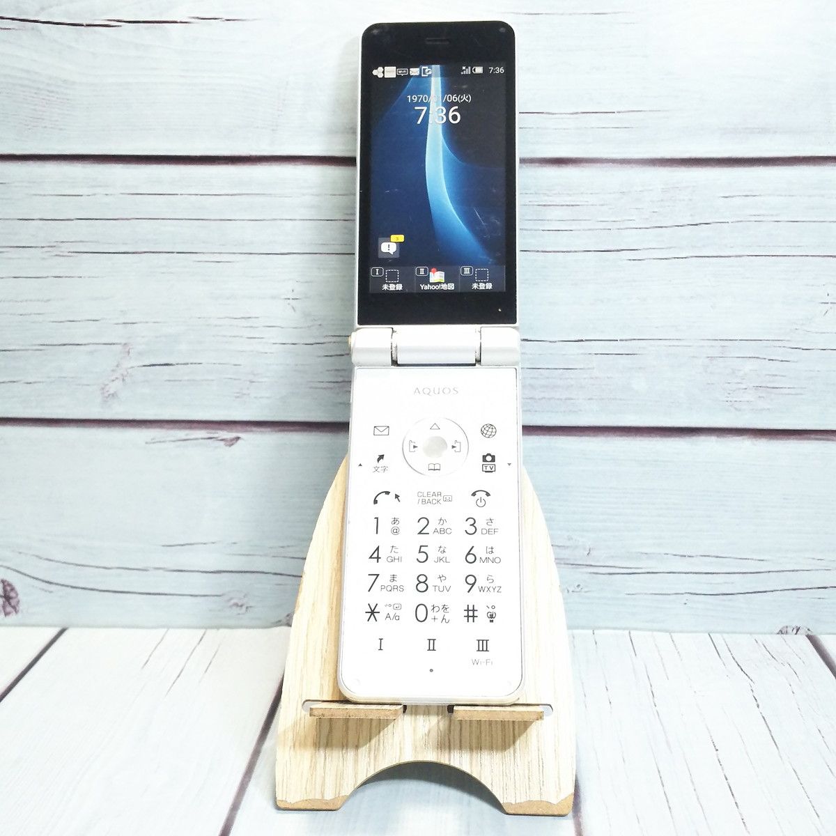 【送料無料】Softbank 601SH AQUOS ケータイ2 WHITE ホワイト 本体 白ロム [ジャンク] 828361