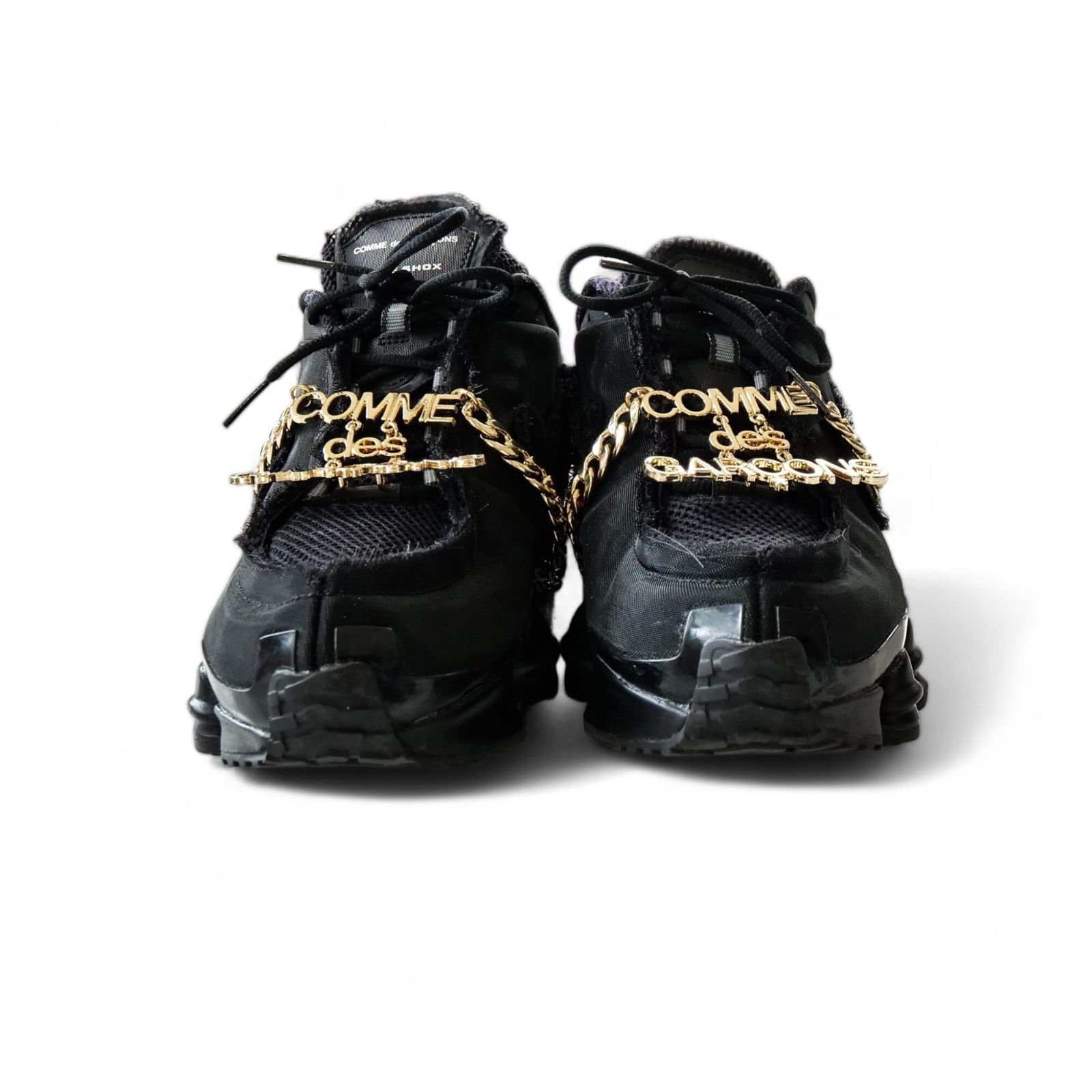 Comme des Garcons × Nike WMNS Shox Black ナイキ コムデギャルソン ショックス 美中古