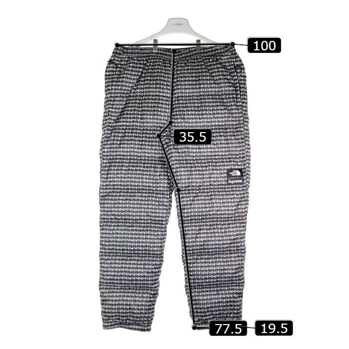 ☆Supreme シュプリーム×THE NORTH FACE ノースフェイス スタッズ柄 ヌプシ ダウンパンツ Studded Nuptse Pant  21SS ND42101I ブラック sizeXL - メルカリ