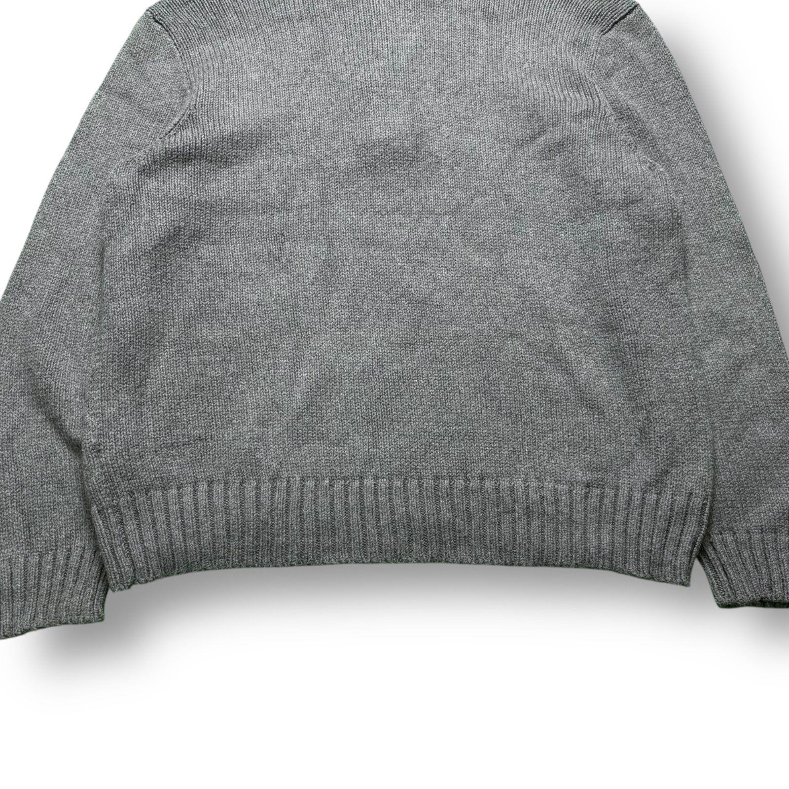90's Polo by Ralph Lauren Henry Neck Cotton Knit Sweater 【XXL