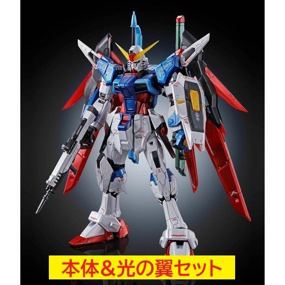 ガンプラ rg デスティニーガンダムチタニウムフィニッシュ　光の翼セット　未開封 RGデスティニーガンダムチタニウムフィニッシュ・光の翼セット 【公式