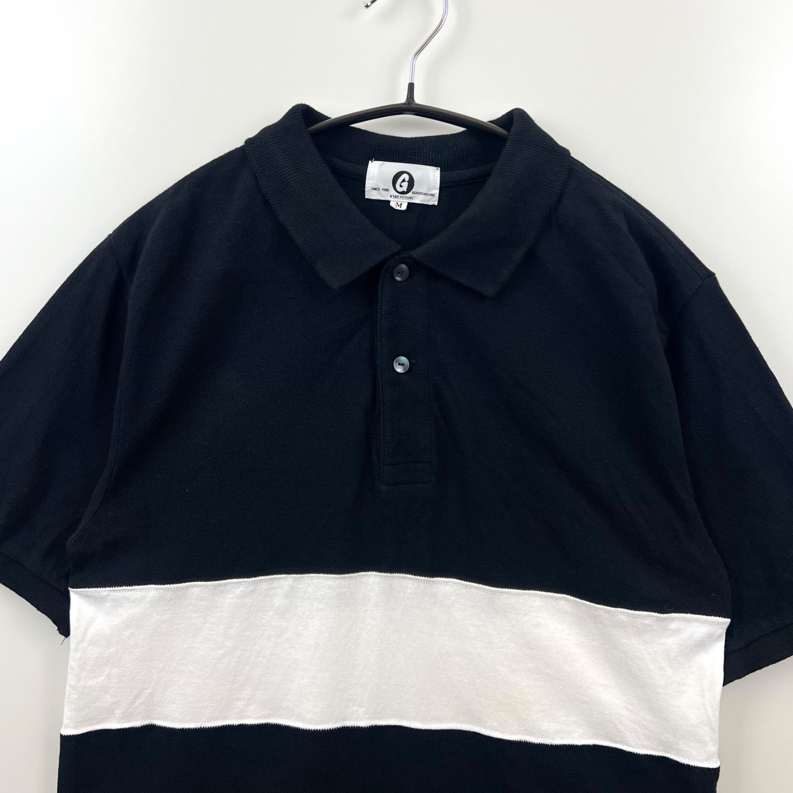 GOODENOUGH archive 2tone polo shirts M グッドイナフ 復刻