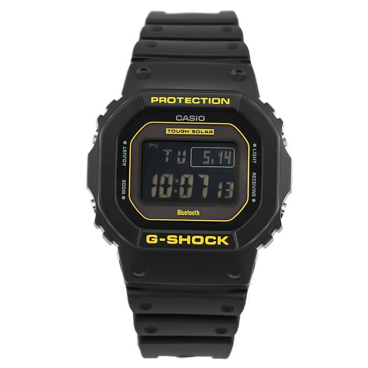 G-SHOCK Gショック ジーショック 電波 ソーラー タフソーラー GW-B5600CY-1 デジタル 黒 ブラック 黄色 イエローCaution  Yellow Bluetooth ウレタン 逆輸入 メンズ 腕時計 海外モデル カシオ CASIO - メルカリ