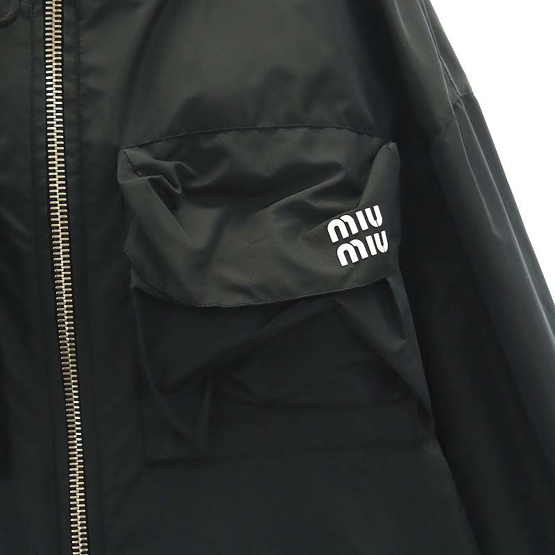 ミュウミュウ miumiu 23SS Technical fabric blouson jacket