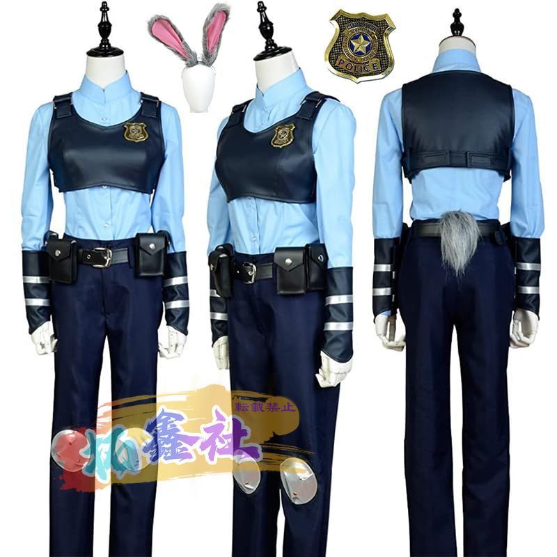 ジュディ?ホップス Judy Hopps 警察官服 耳付き cosplay 衣装 イベント