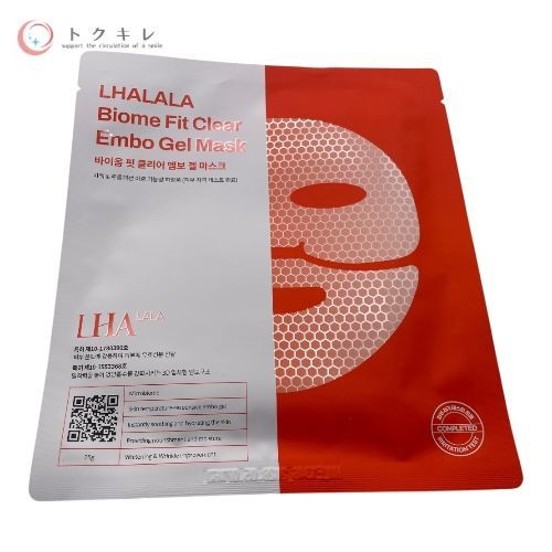 LHALALA Biome Fit Clear Embo Gel Mask 3枚 8枚ララピール Biome Fit