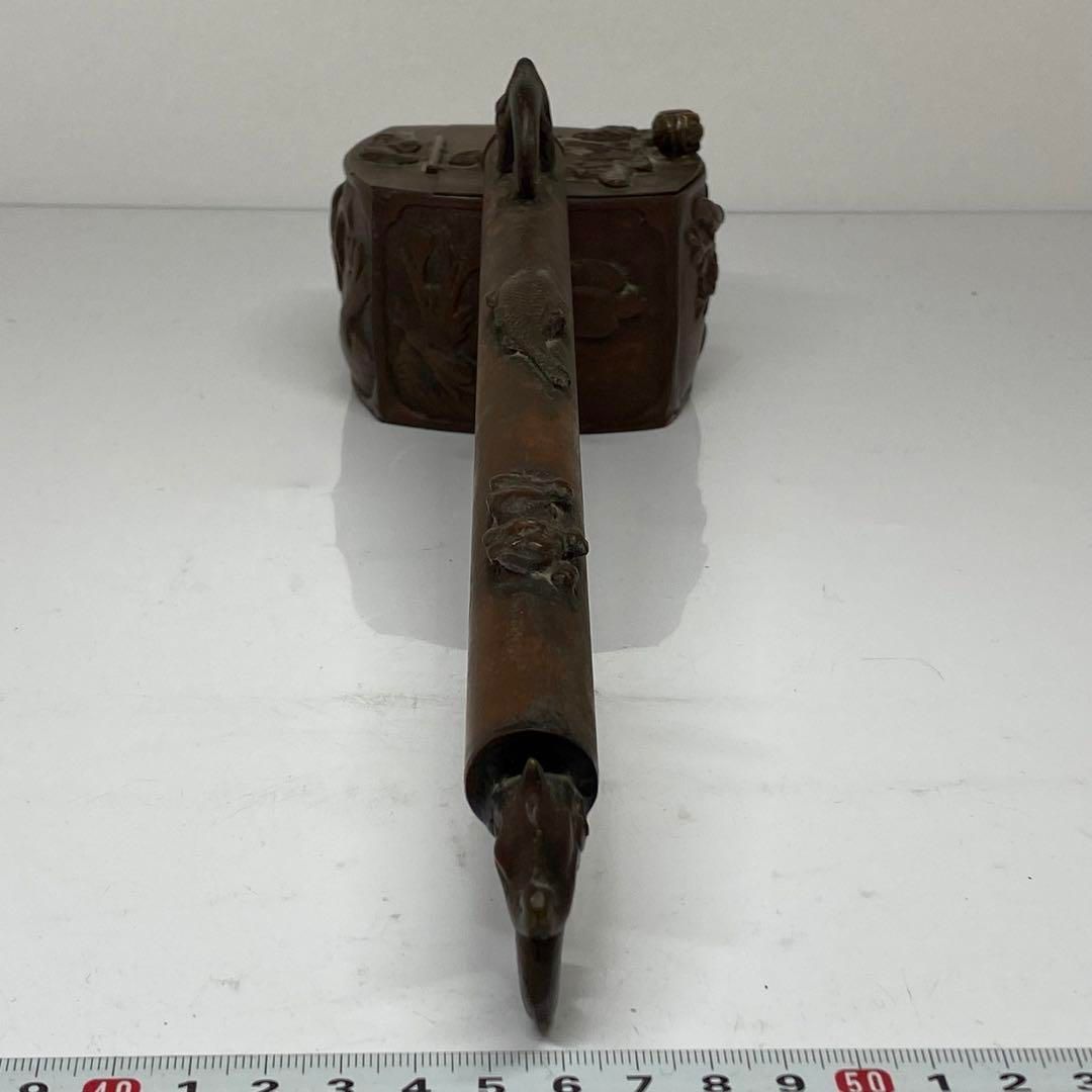 古銅　特大　矢立　タサオ　605g 東金6-0311③ 古銅 特大 矢立 タサオ 605g 東金6-0311③ - メルカリ