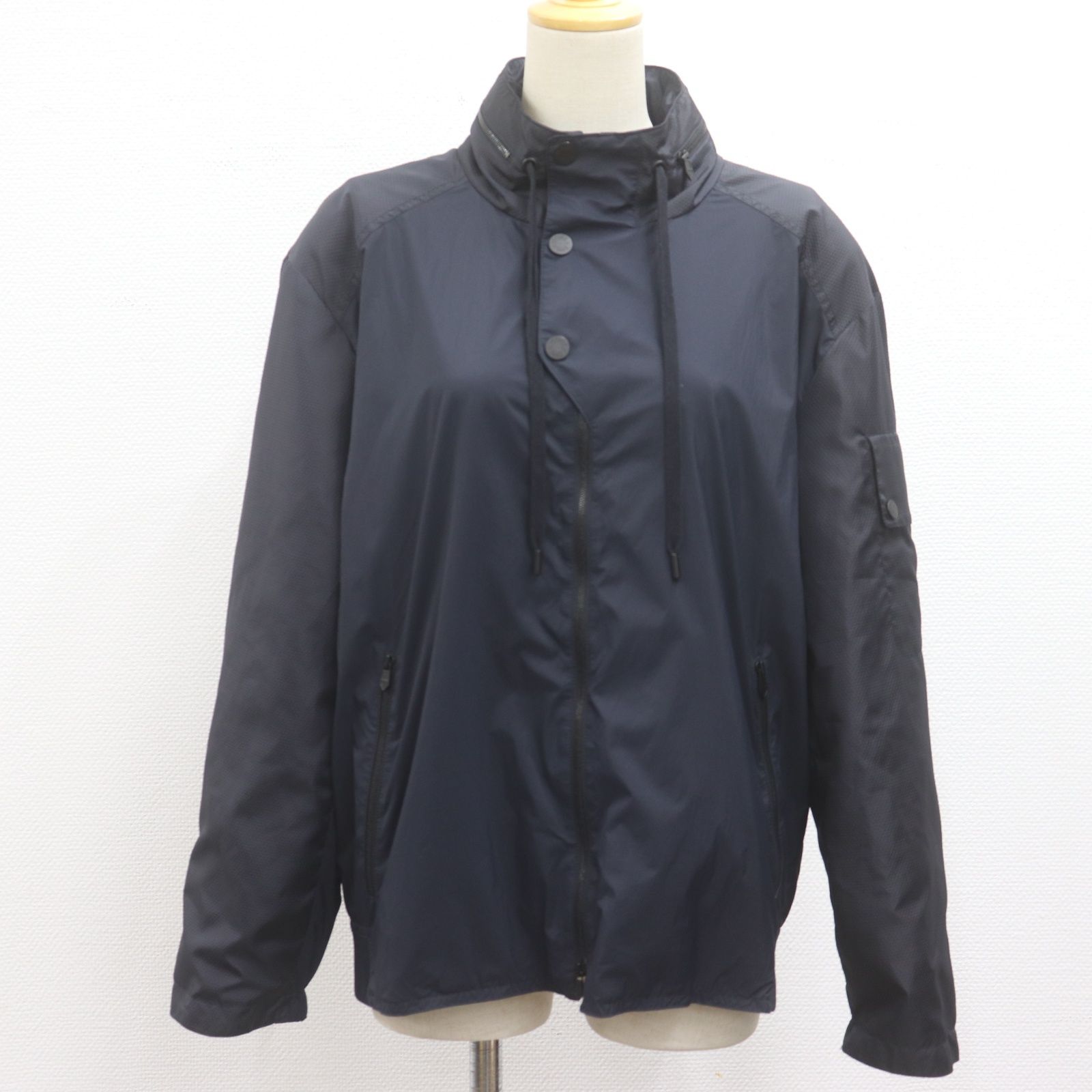 ITC2OX4Z3A5S 美品 HERMES エルメス ナイロン ブルゾン メンズ 
