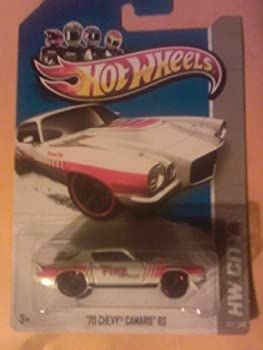 Hot Wheels 2012-163 HW City '70 Chevy Camaro RS WHITE (Kokomo Fire Dept) 1:64 Scale