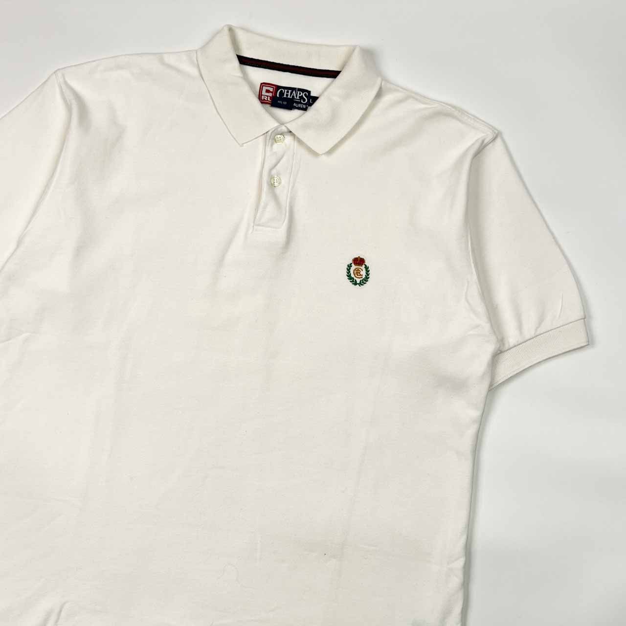 90s CHAPS RALPH LAUREN チャップス ラルフローレン 半袖 ポロシャツ L 