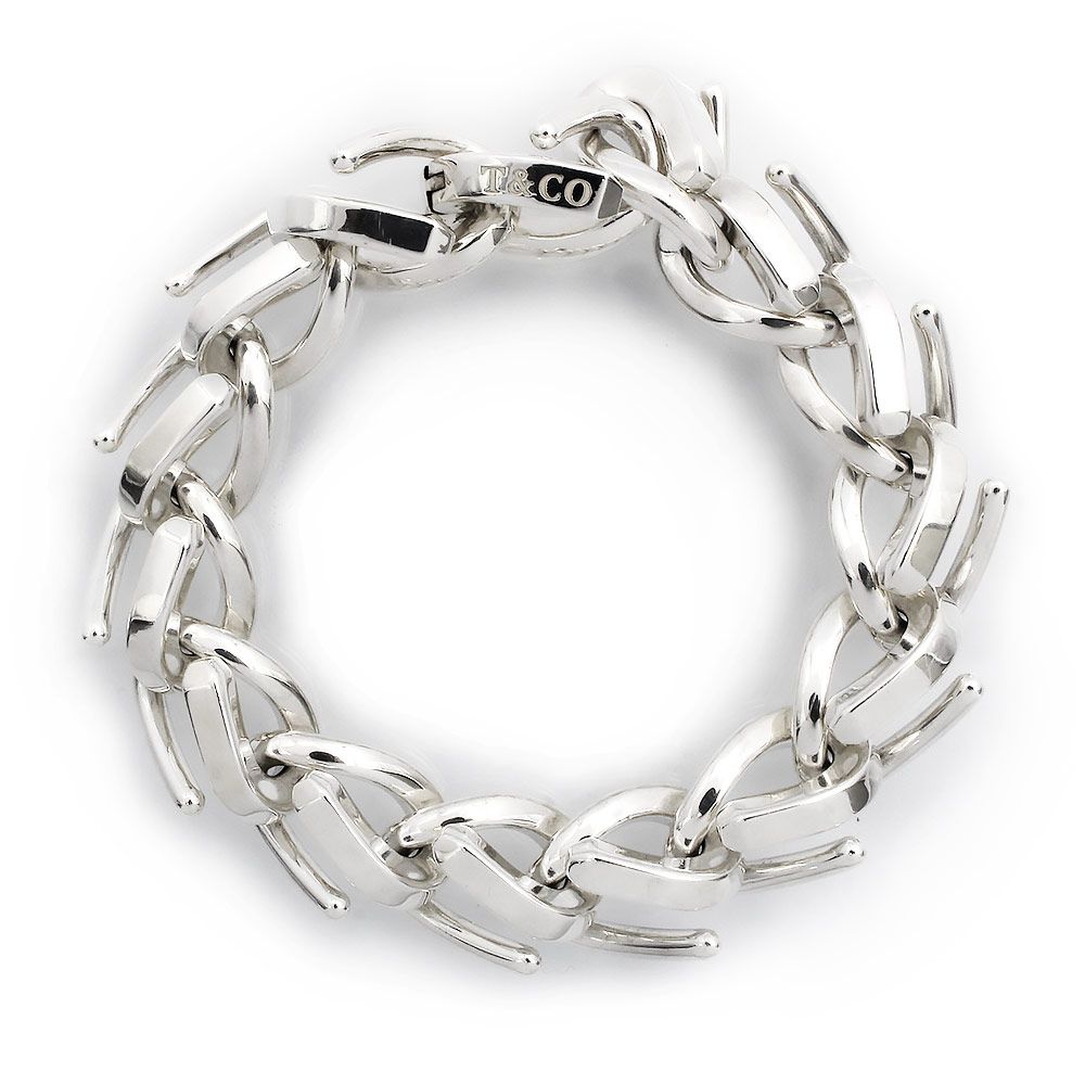 Tiffany シルバー リンクチェーン ブレスレット Tiffany & Co. シルバーリンクチェーンブレスレット - メルカリ