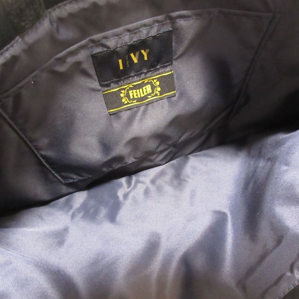 美品 IVY I'M NAVY×FEILER アイビーアイムネイビー×フェイラー コラボ