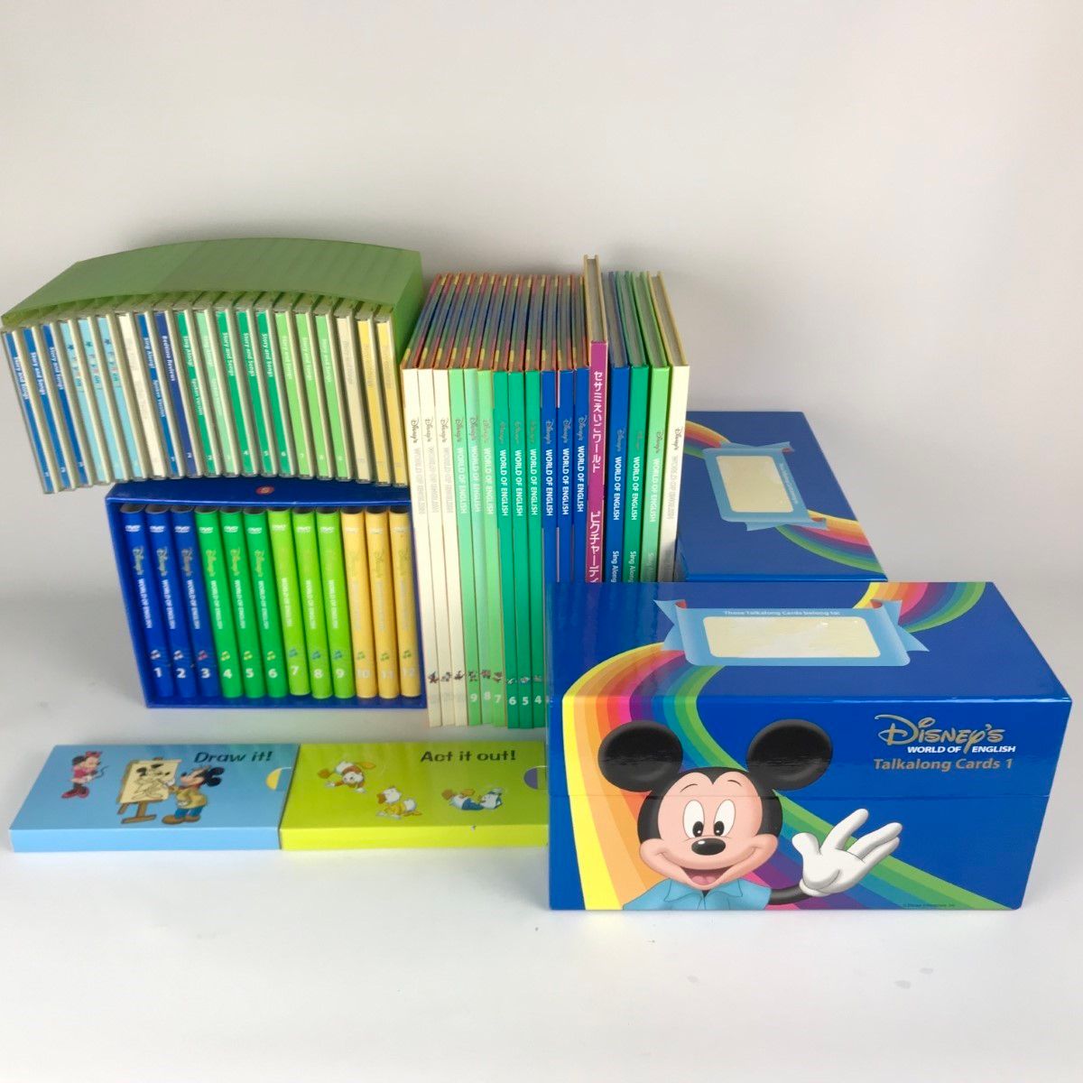 ノナDWEディズニーワールドイングリッシュフルセット棚無 4⁄4 DWE