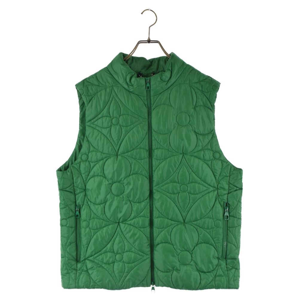ルイヴィトン  RM221Q PPX HLG47W モノグラムキルティングダウンベスト メンズ 48 LOUIS VUITTON (ルイヴィトン) 22SS LVSE PADDED MNG FLOWER GILET