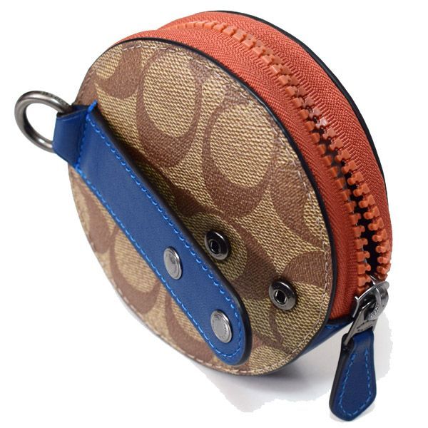 Coach round hybrid online pouch