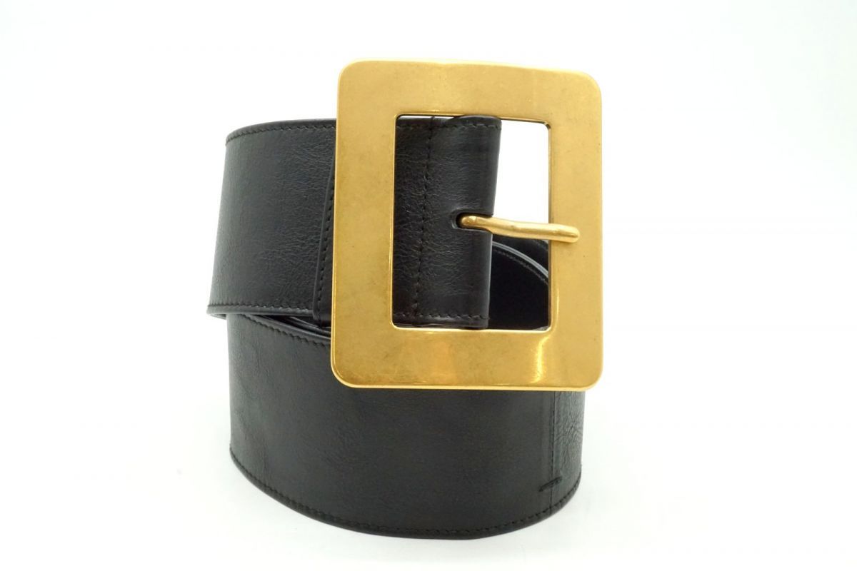 yves saint laurent リヴゴーシュ ワイドベルト