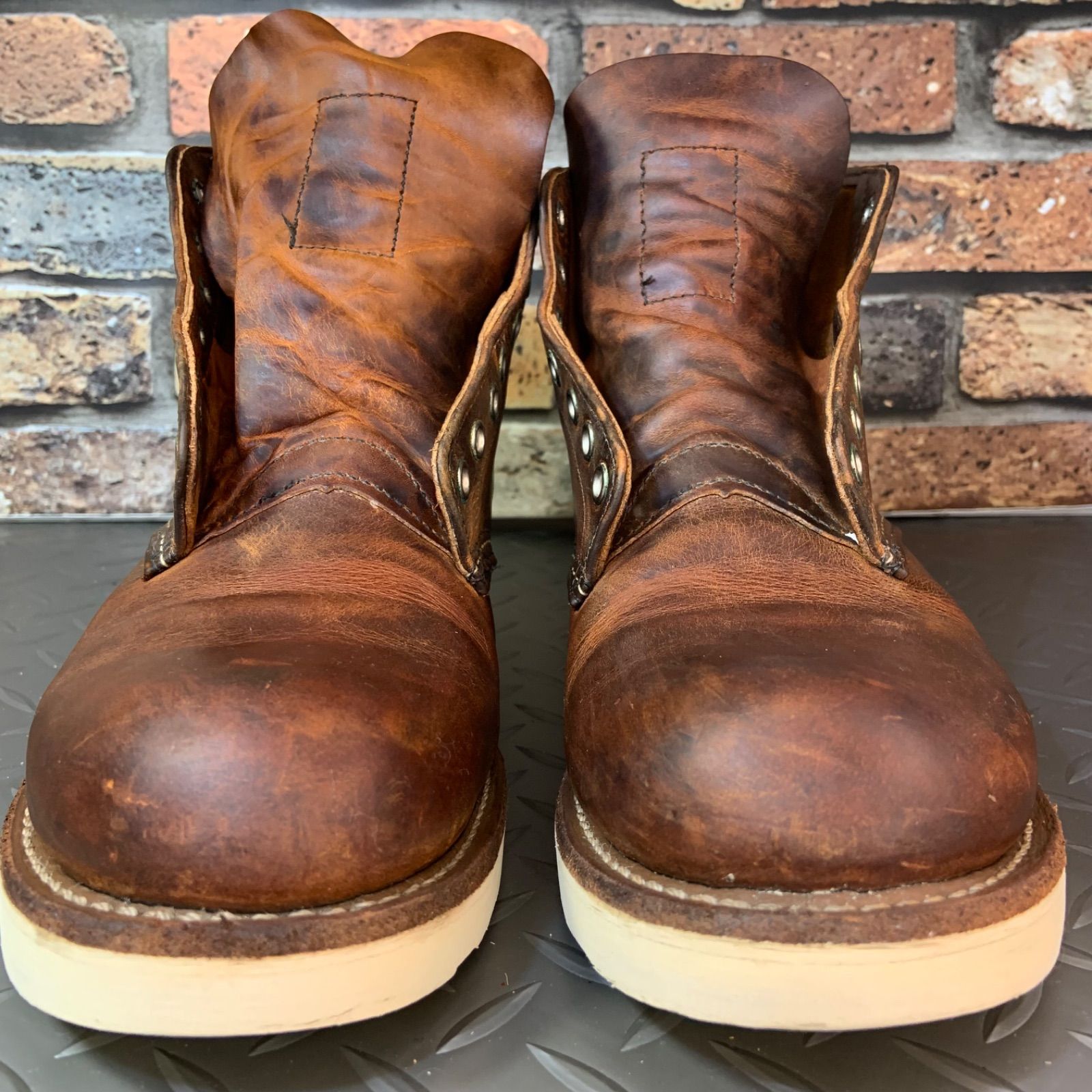 ☆REDWING 9111 ラウンドトゥワークブーツ 2011年製 US8.5D JP26