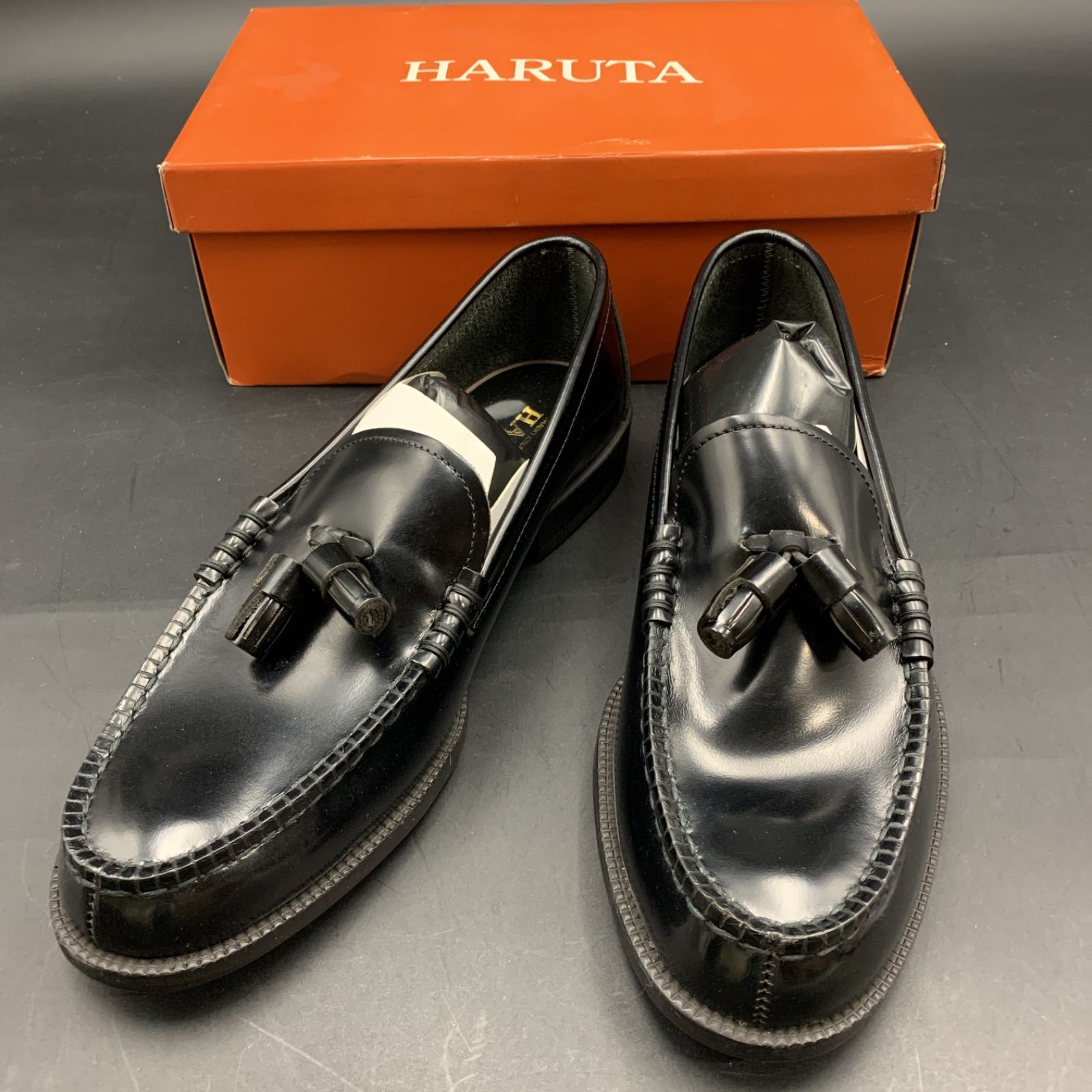 83 良品 HARUTA RanbanMoca ハルタ ランバンモカ タッセルローファー 
