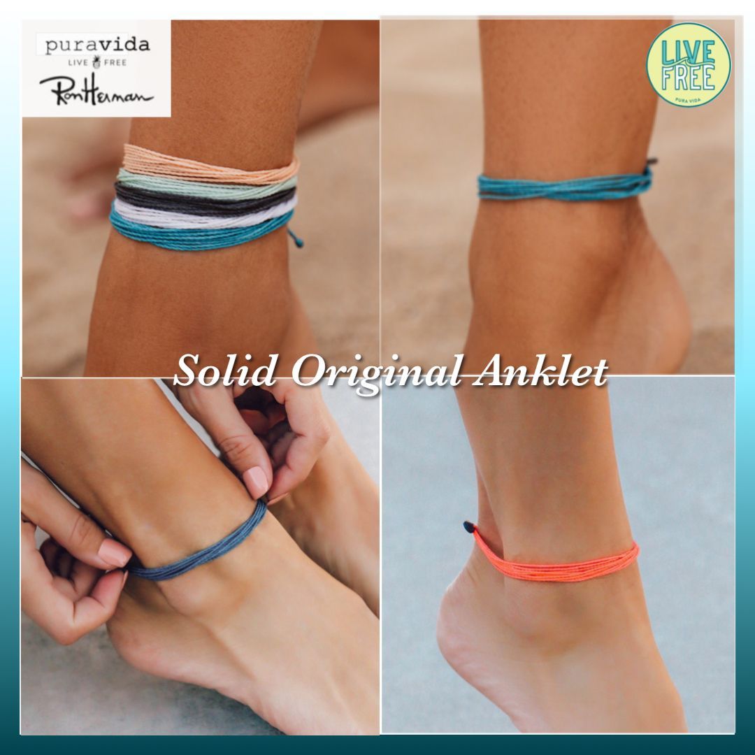 puravida プラヴィダ アンクレット SOLID ORIGINAL ANKLET 9カラー