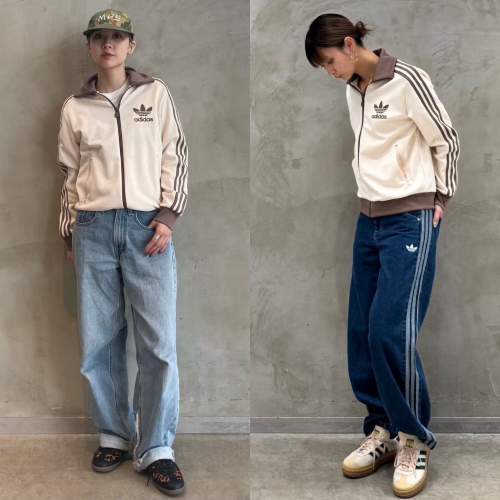 新品⭐️レディースXS 80s復刻 adidas トラックジャケット/ジャージ