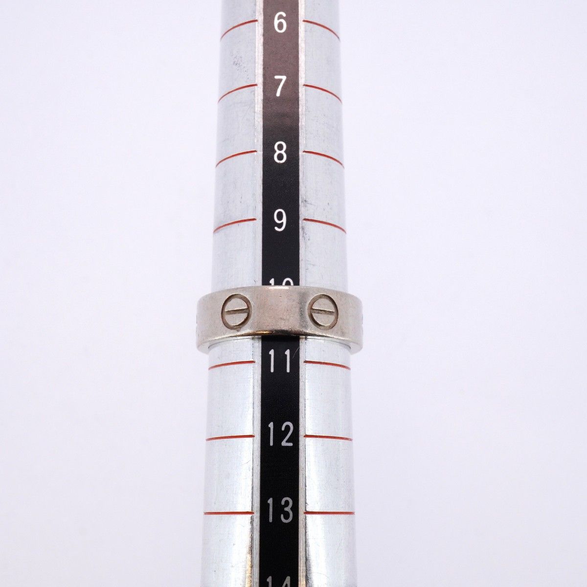 5jdb1065】カルティエ リング ラブ K18WG ホワイトゴールド ＃51【中古  