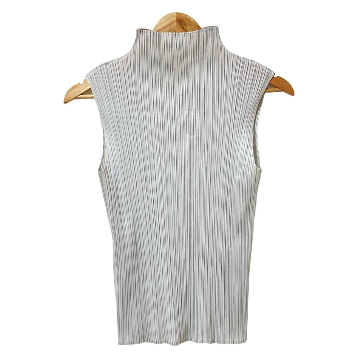 PLEATS PLEASE プリーツプリーズ ハイネック半袖カットソー サイズ:3