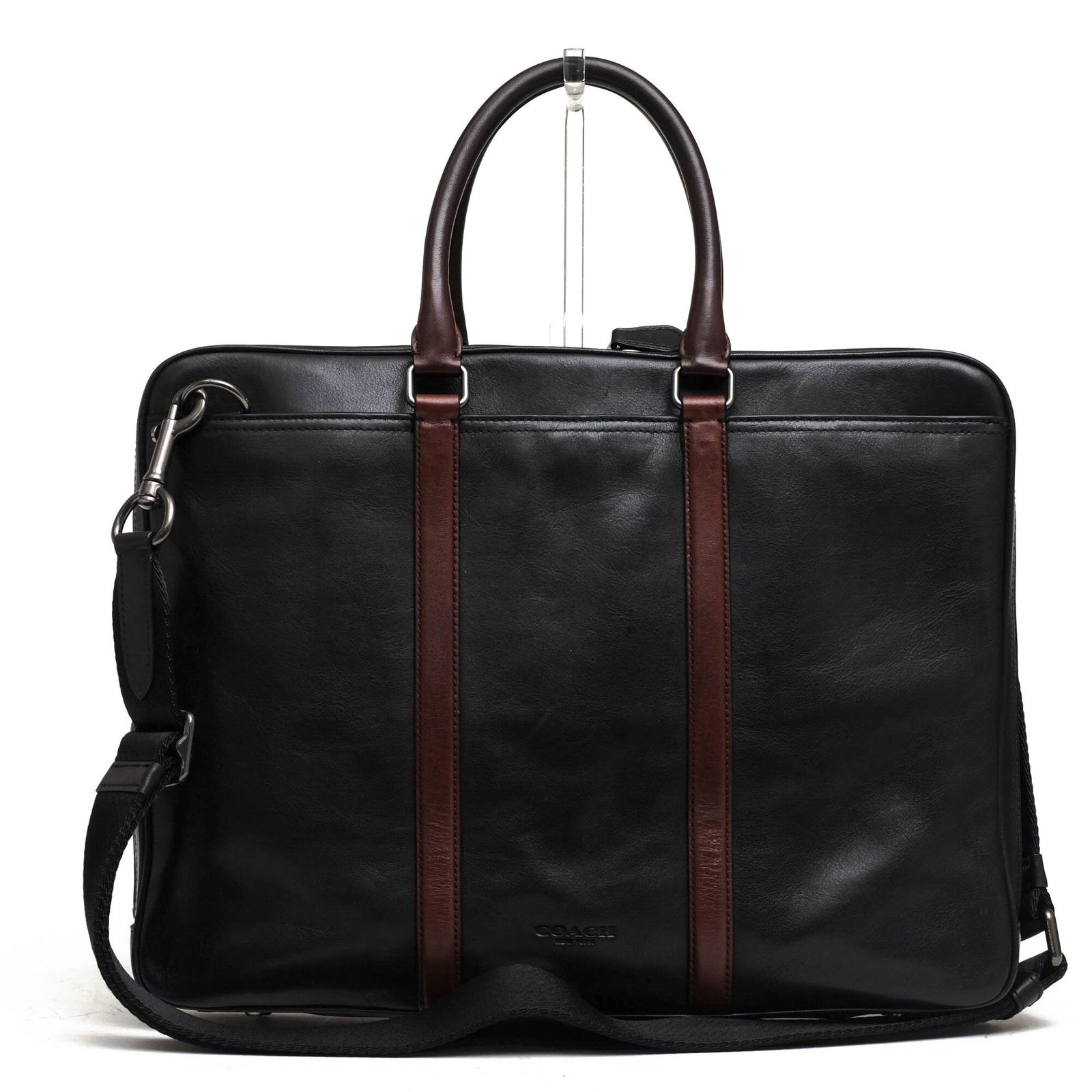 コーチ COACH バッグ ブリーフケース ビジネスバッグ 鞄 ビジネス メンズ 男性 男性用 レザー 革 本革 ブラック 黒 72053 Metropolitan Brief in Sport Calf メトロポリタン スポーツカーフ 2WAY ショルダー